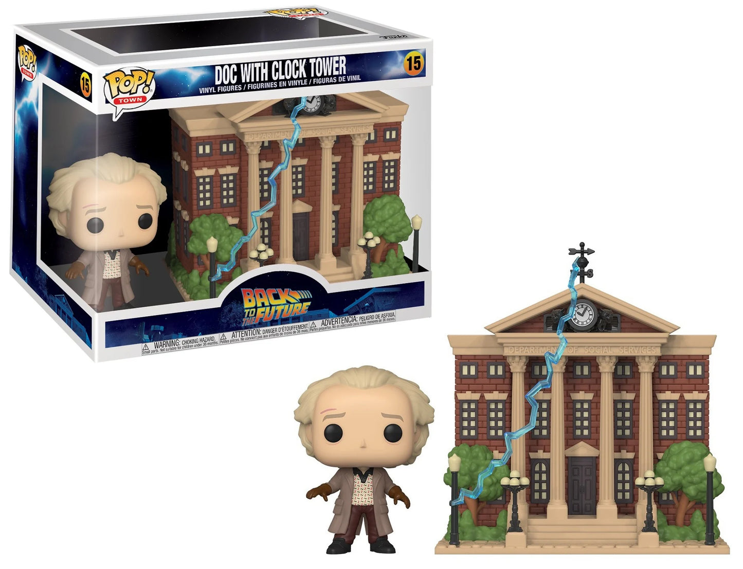 RETOUR VERS LE FUTUR - POP TOWN N° 15 - Doc w/Clock Tower