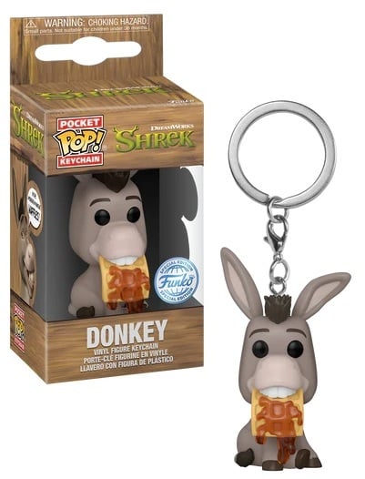 SHREK 30EME ANNIVERSAIRE - Pocket Pop Keychains - L'Ane