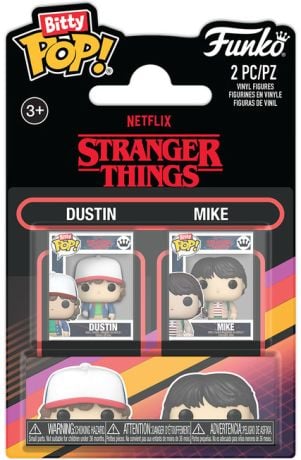 STRANGER THINGS - Bitty Pop 2 Pack 2.5cm - Dustin & Mike