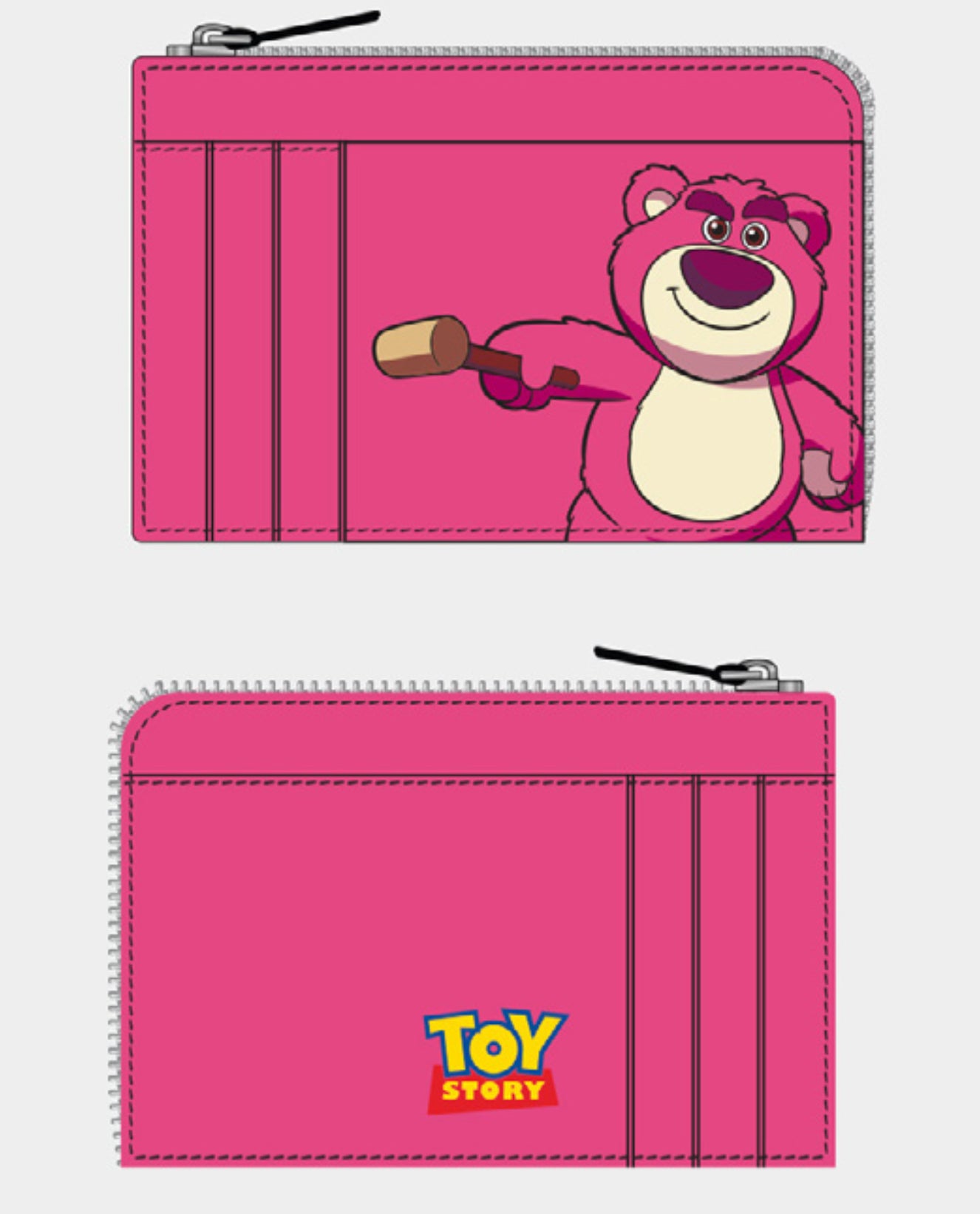 TOY STORY - Lotso - Porte-Cartes Rose