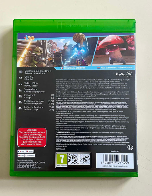 XBOX ONE > Plants vs Zombies : La Bataille de Neighborville
