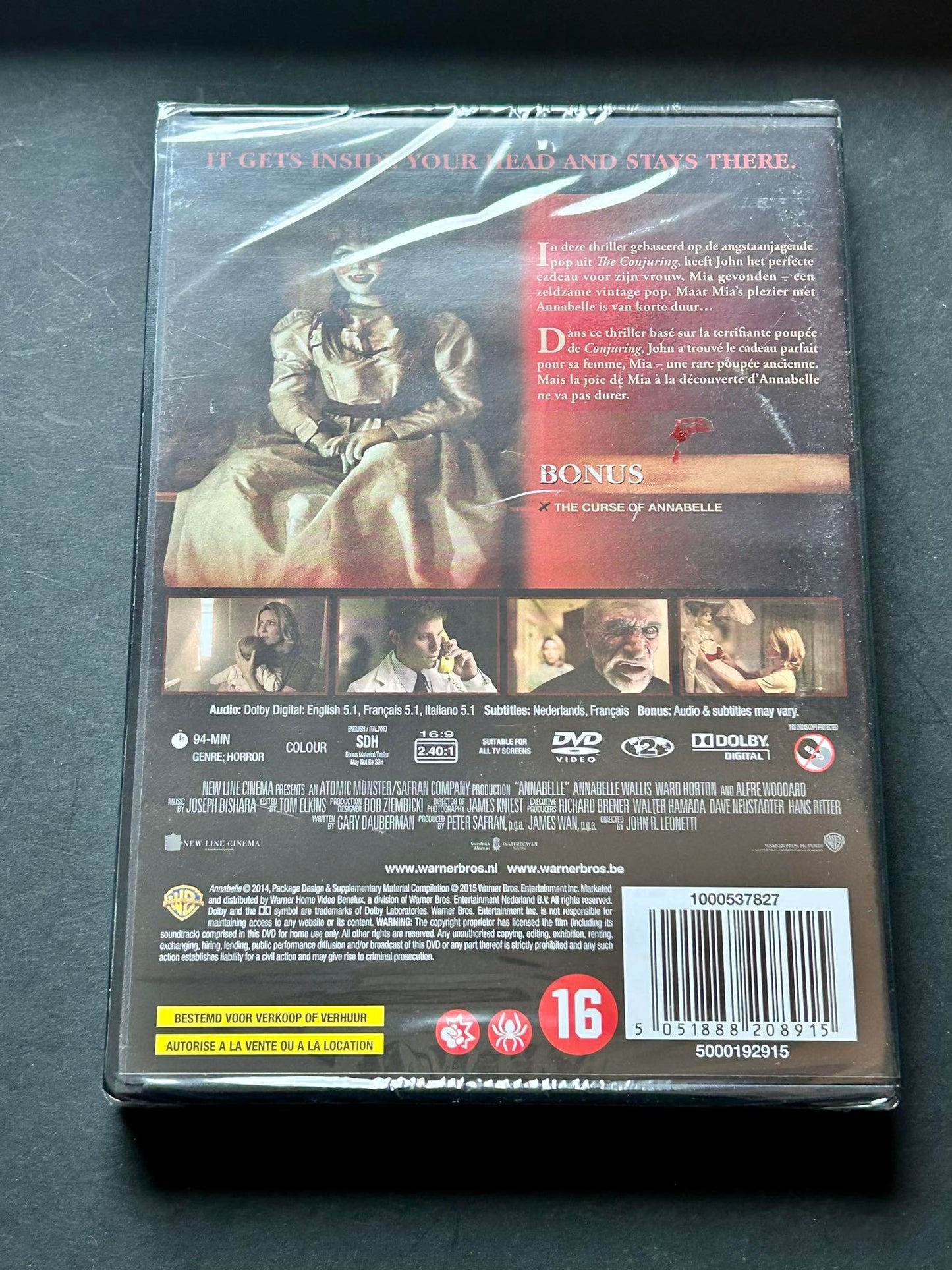 DvD Annabelle Neuf sous cello