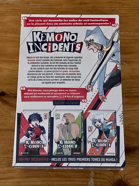 COFFRET - KEMONO INCIDENTS - TOMES 1-2-3