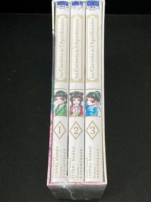 COFFRET LES CARNETS DE L'APOTHICAIRE VOL. 1 A 3