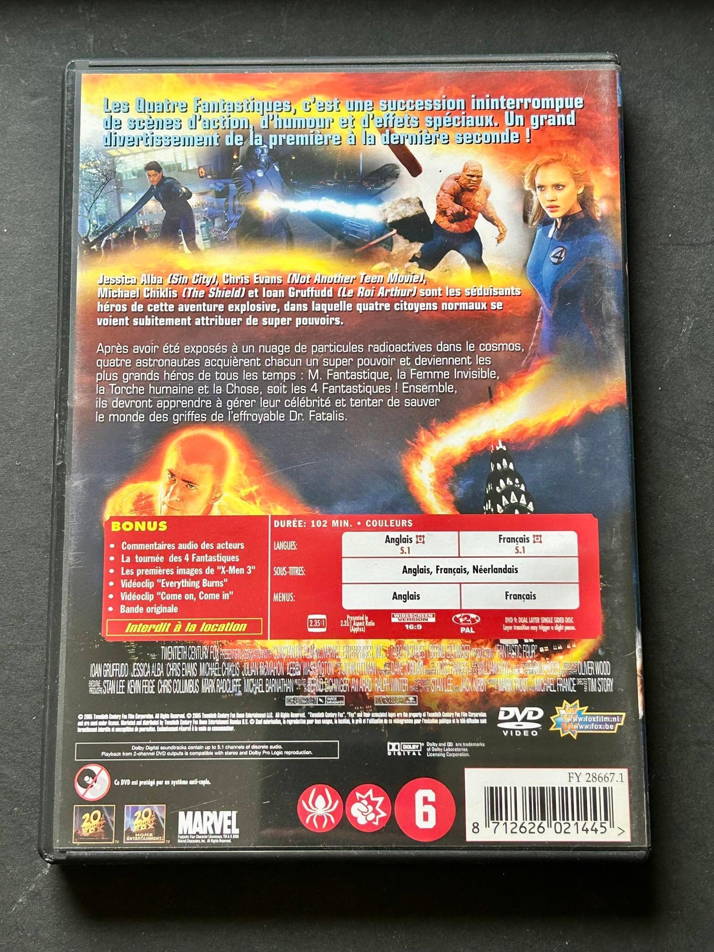 DvD Les 4 Fantastiques