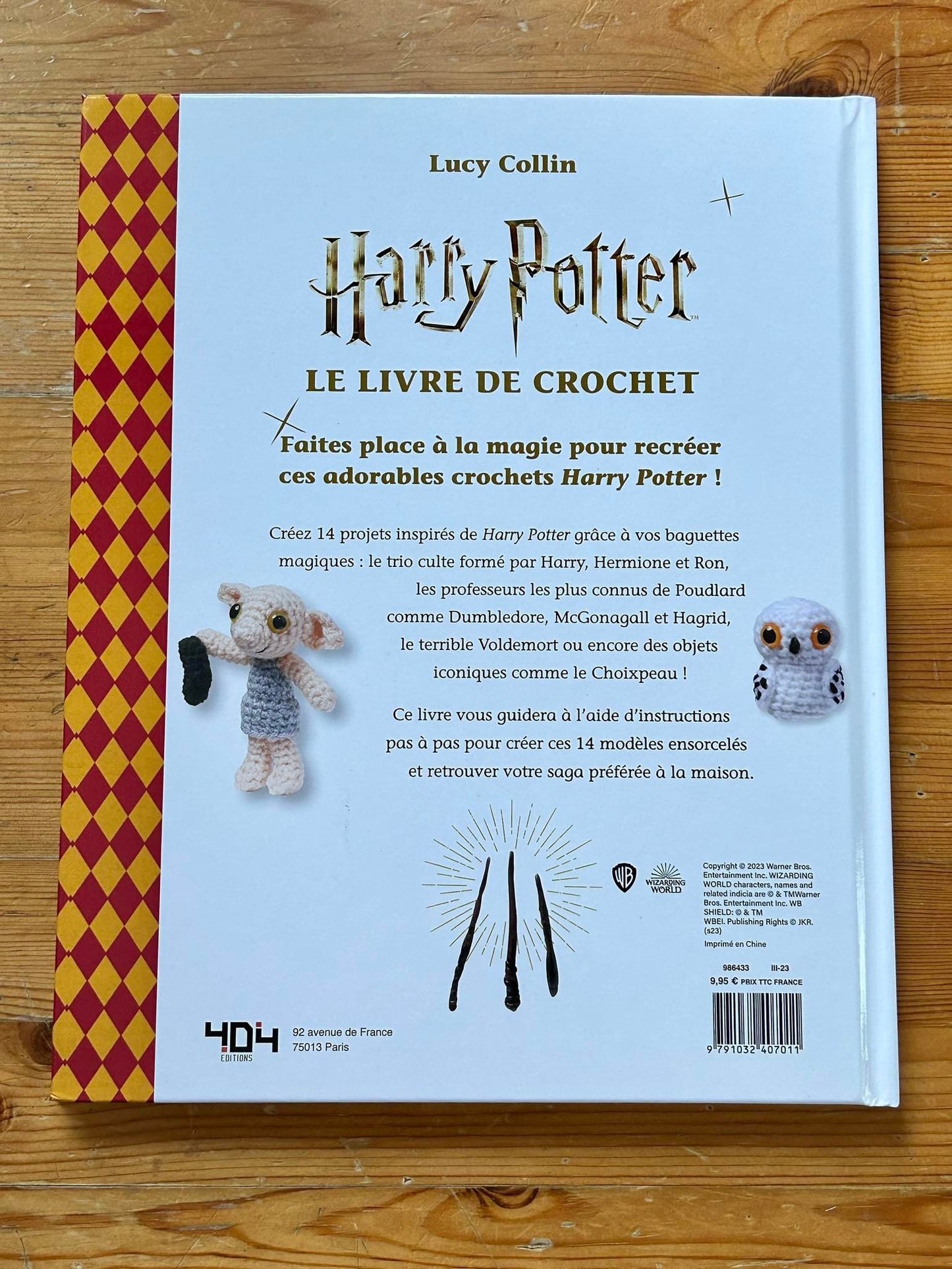 HARRY POTTER - LE LIVRE DE CROCHET - 14 MODELES