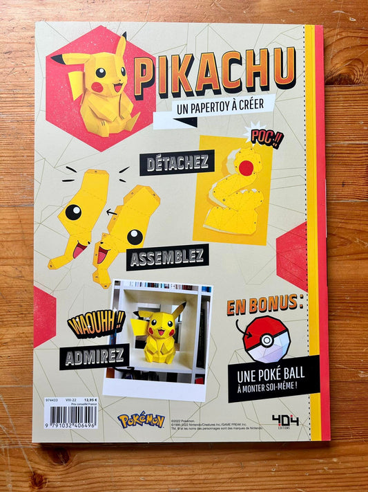 PIKACHU - UN PAPERTOY A CREER