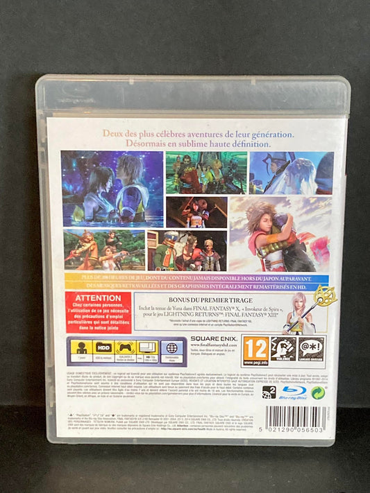 Jeu PS3 Final Fantasy X / X-2 HD