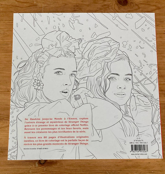 STRANGER THINGS - LIVRE DE COLORIAGE OFFICIEL