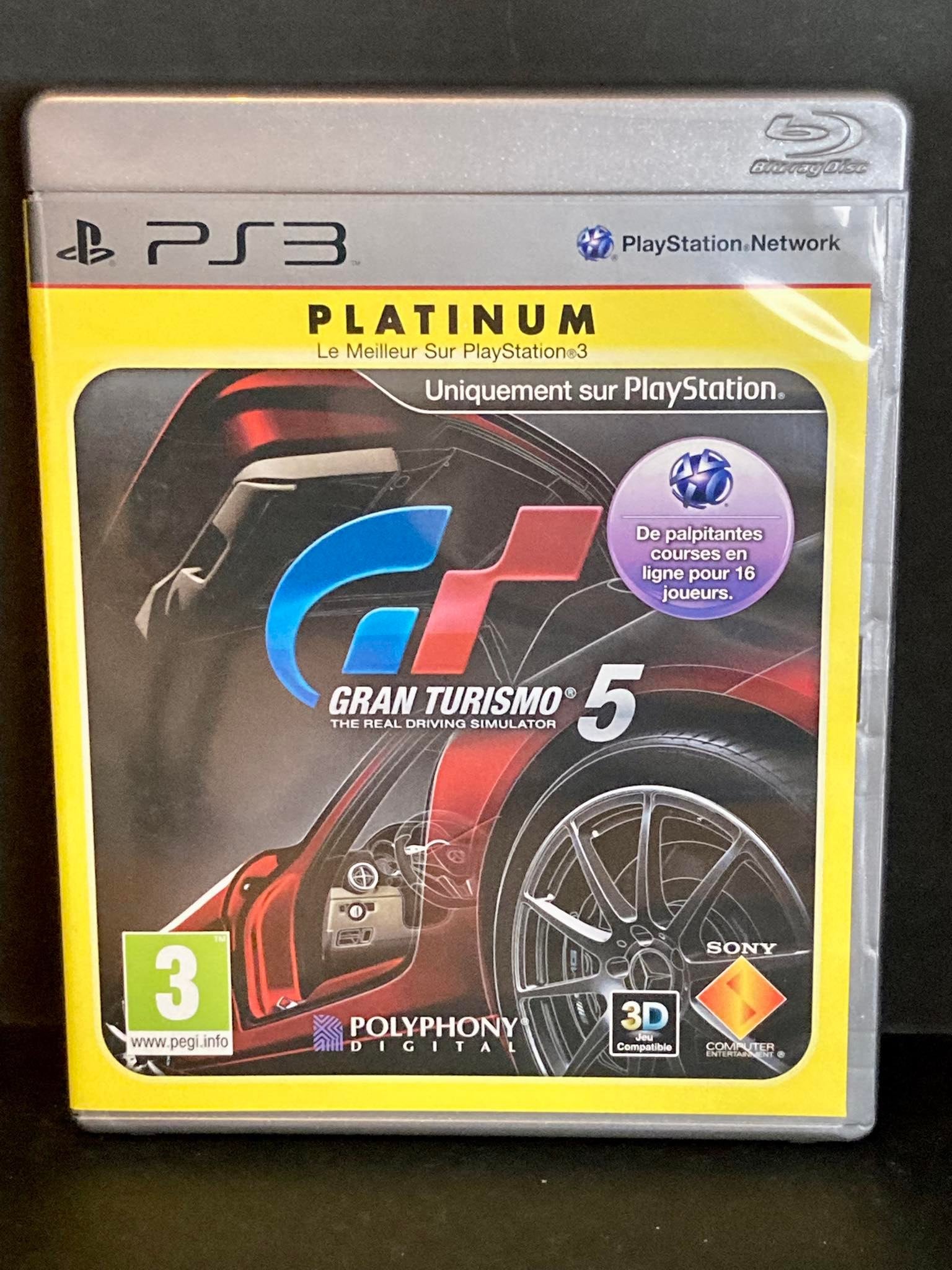 Jeu Playstation 3 - Gran Turismo 5 (Platinum) - PS3 Jeu Playstation 3 - Gran Turismo 5 (Platinum) - PS3