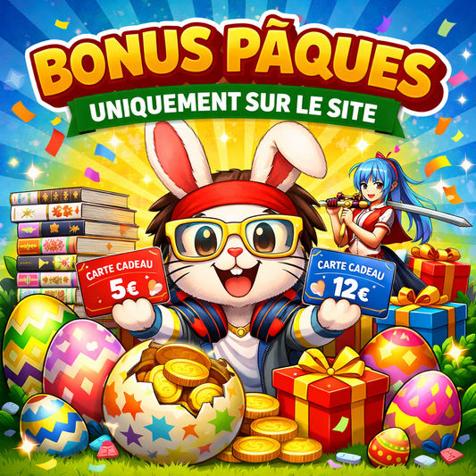 🐣 Bonus Pâques : Carte cadeau offerte sur tout le site du 3 au 6 avril