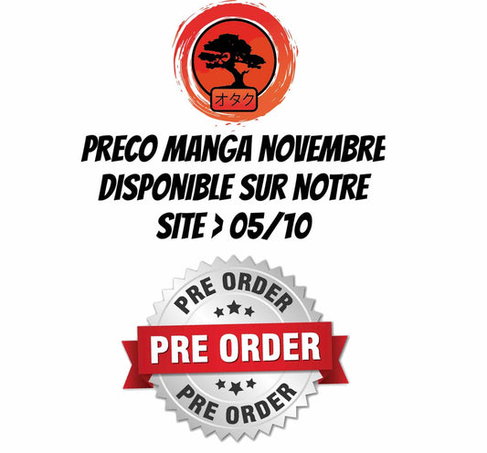 Les precos Manga de Novembre sont disponible