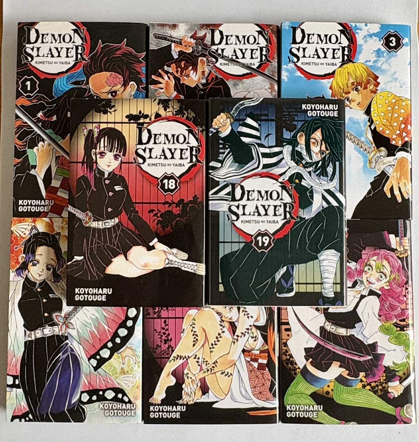 Lot Demon Slayer T 1,2,3,6,11,14,18,19