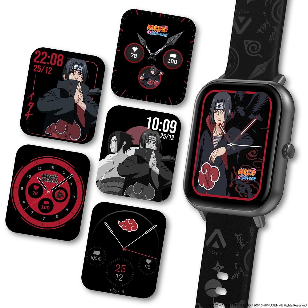 Abyx Fit - Touch 3 - Montre connectée Itachi Uchiwa