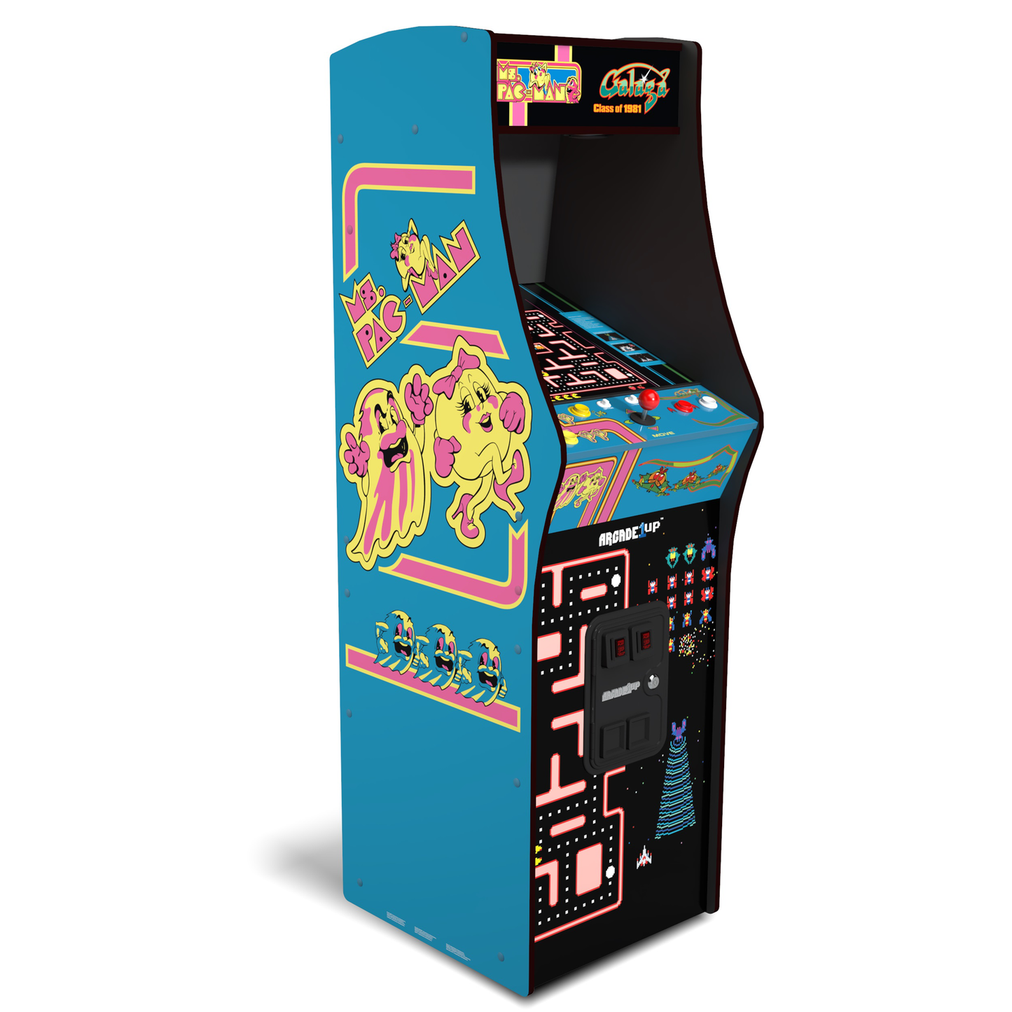 Arcade1Up - Mevrouw Pac-Man vs Galaga - Klasse van 81 - Deluxe Arcade Machine PRECO