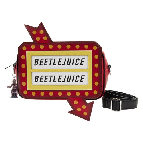 BEETLEJUICE - Graveyard sign - Sac Bandoulière LoungeFly PRECO > 07/01/26
