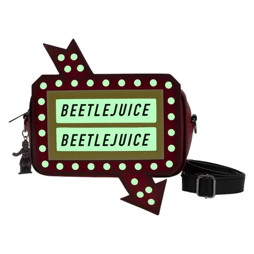 BEETLEJUICE - Graveyard sign - Sac Bandoulière LoungeFly PRECO > 07/01/26