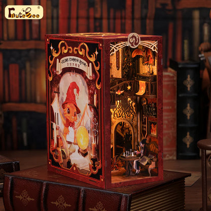BOOK NOOK KIT - DIY - Salle Commune Flâme - 226pc + Eclairage LED