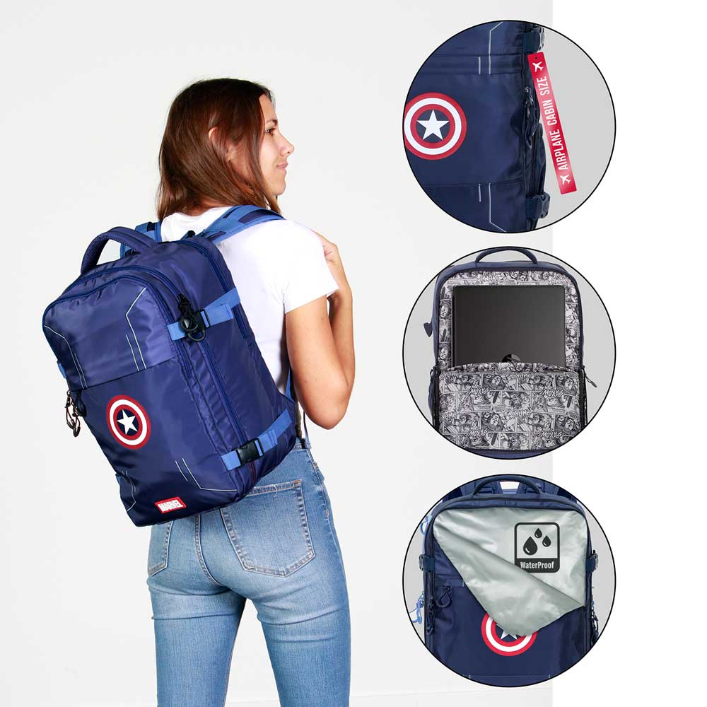 CAPTAIN AMERICA - Sac à Dos de Voyage Mercury Cabine '40x25x20cm'