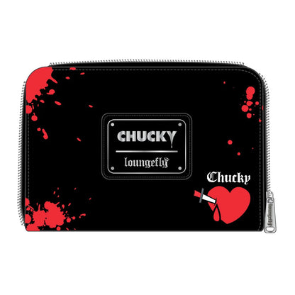 CHUCKY - La fiancée de Chucky - Portefeuille LoungeFly "Happy couple" PRECO> 10/12