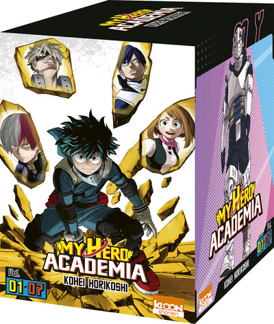 COFFRET INTEGRALE MY HERO ACADEMIA VOL. 1 A 7