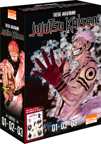 COFFRET JUJUTSU KAISEN VOL. 1 A 3 Preco > 05/10