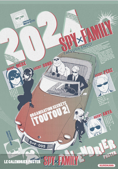 Spy x Family 2024 Calendar