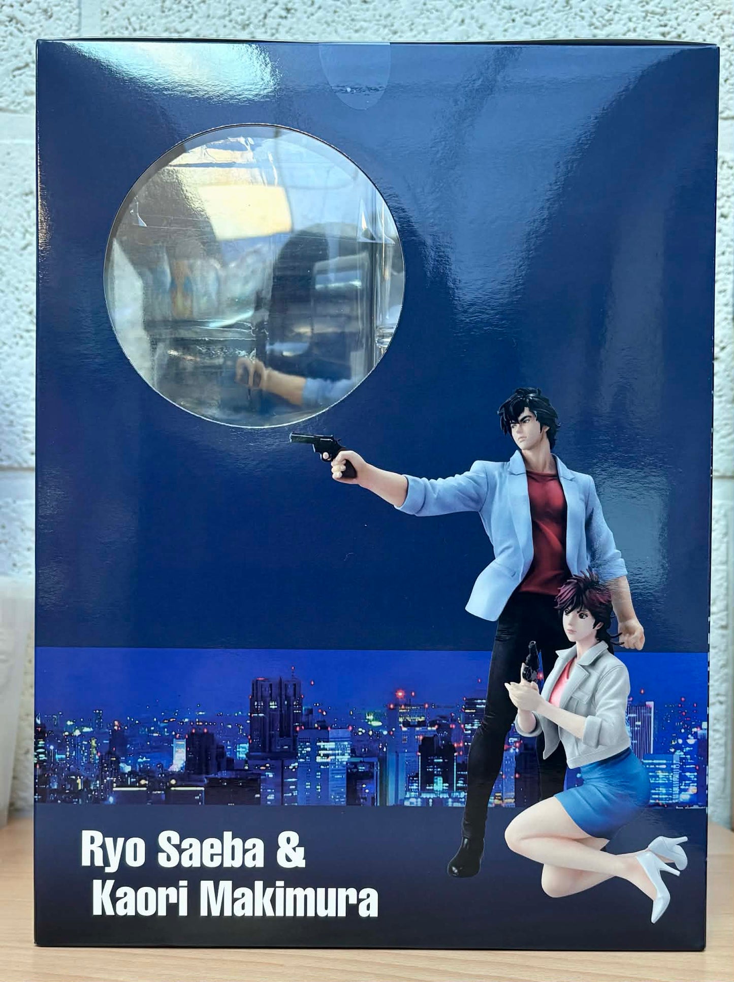 City Hunter Private Eyes G.E.M. Series PVC Statues Nicky Larson ( Saeba Ryo ) & Laura Makimura ( Kaori ) 17 - 25 cm