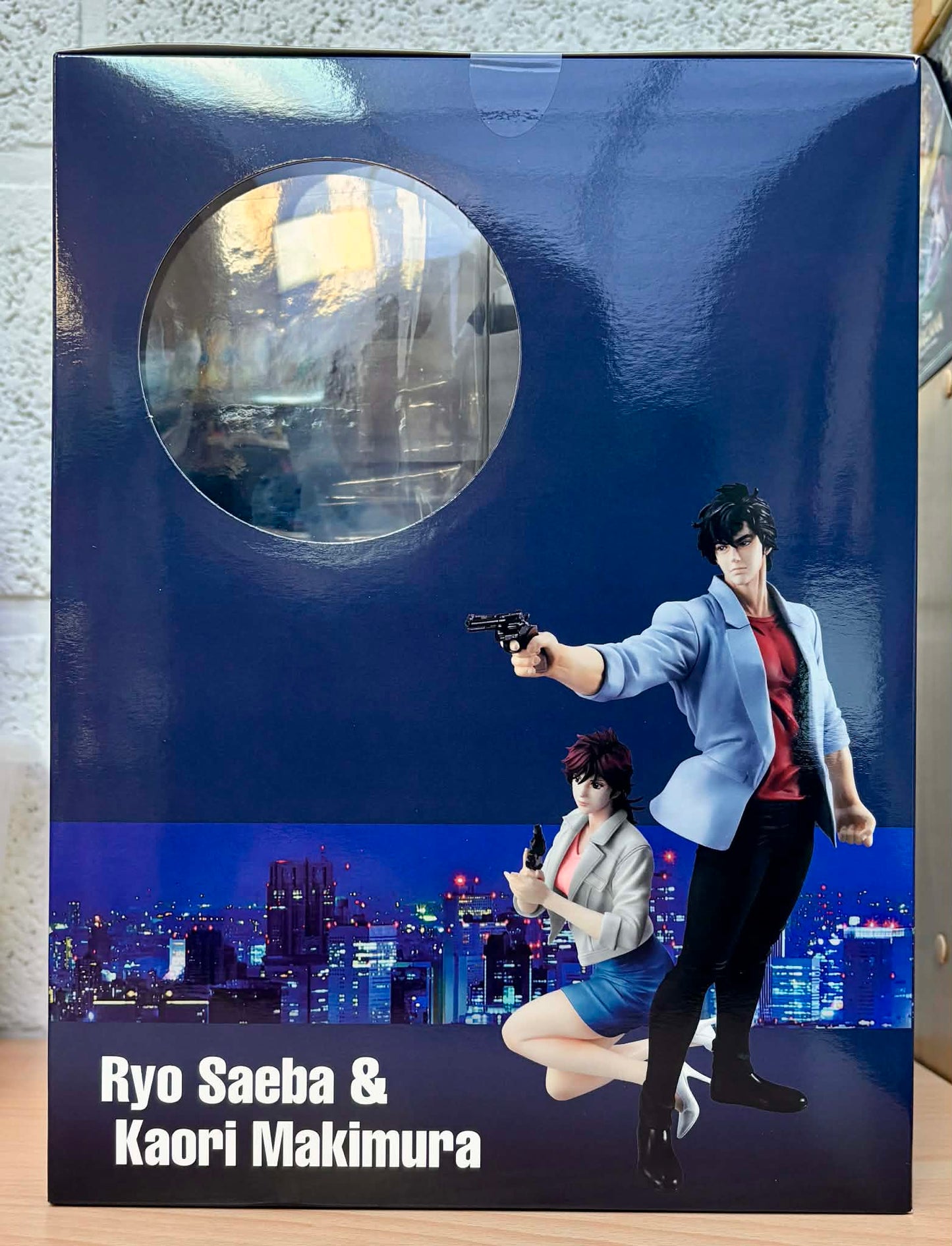 City Hunter Private Eyes G.E.M. Series PVC Statues Nicky Larson ( Saeba Ryo ) & Laura Makimura ( Kaori ) 17 - 25 cm