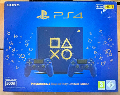 Console PS4 Slim 500GB Days of Play Limited Edition + accessoires