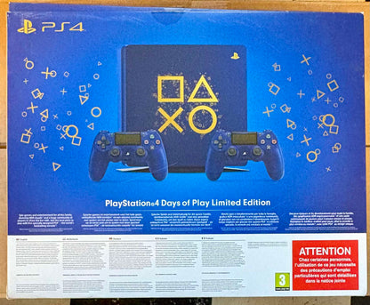 Console PS4 Slim 500GB Days of Play Limited Edition + accessoires