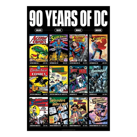 DC COMICS - 90 Years - Art Print - Edition Limitée 26/995