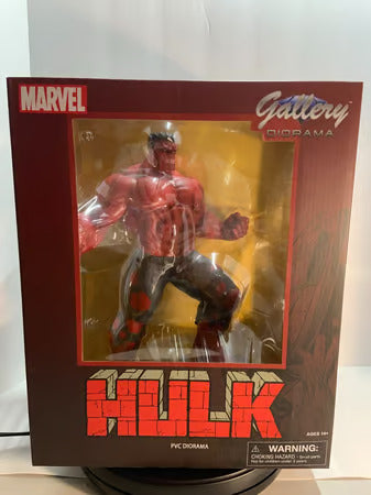 DIAMOND SELECT TOYS - MARVEL GALLERY - RED HULK STATUE 25CM