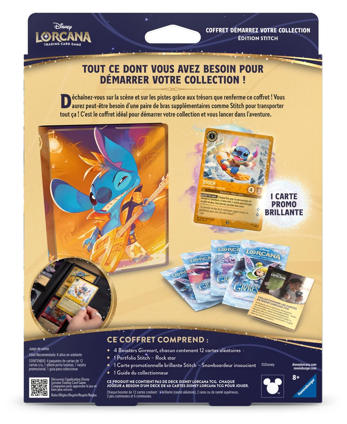 DISNEY - Lorcana -Trading Cards Collec. Starter Set Edition Stitch -FR PRECO > 28/12