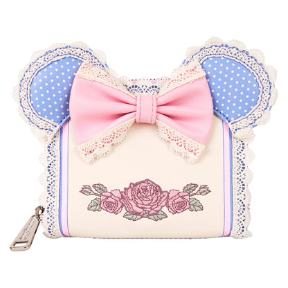 DISNEY - Minnie "Floral and Lace Ears" - Portefeuille LoungeFly
