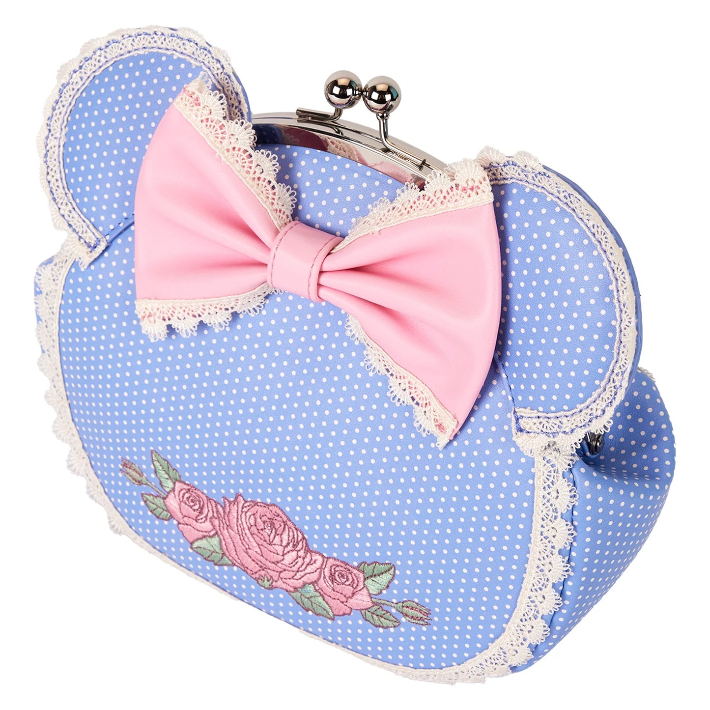DISNEY - Minnie "Floral and Lace Kisslock" - Sac bandoulière Loungefly