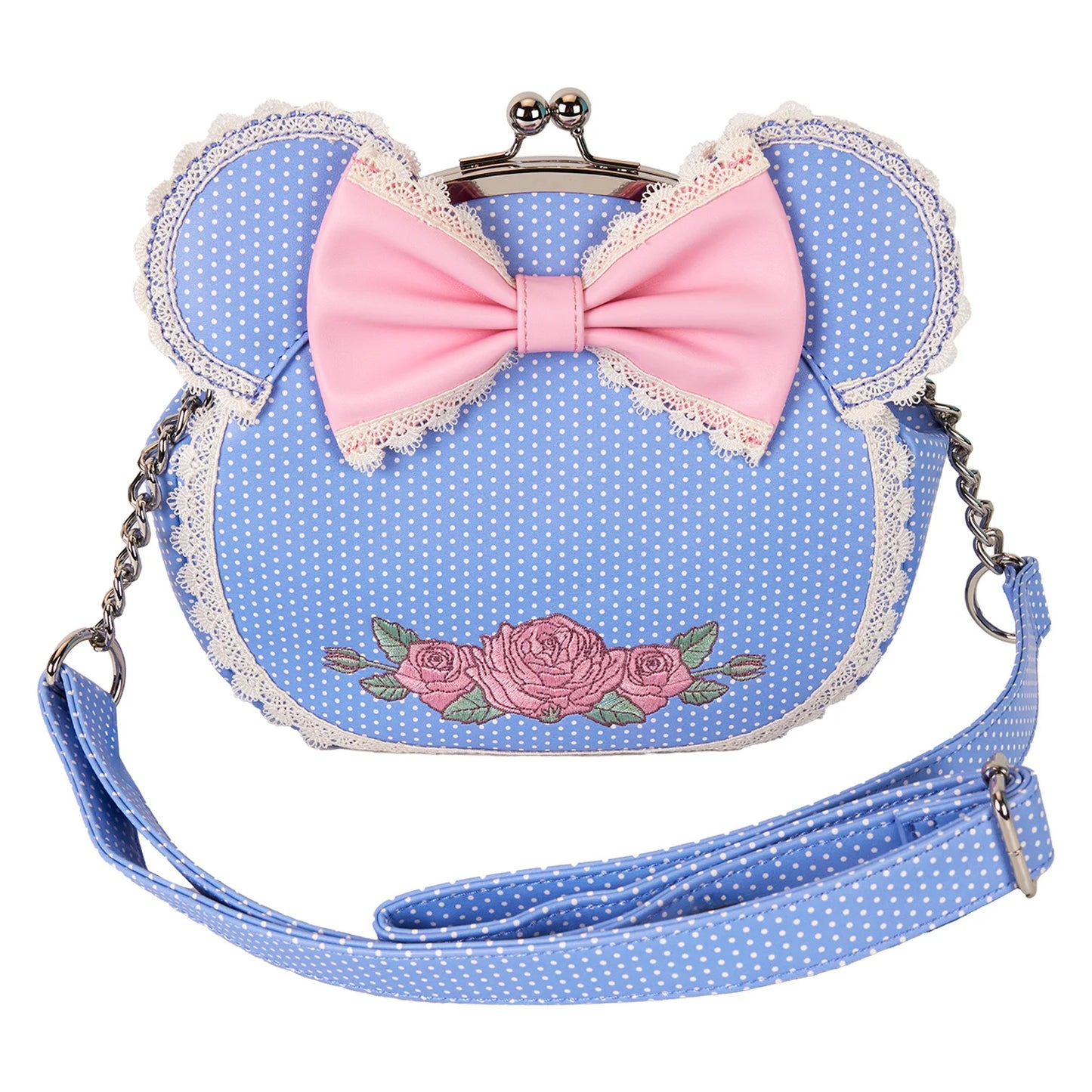 DISNEY - Minnie "Floral and Lace Kisslock" - Sac bandoulière Loungefly