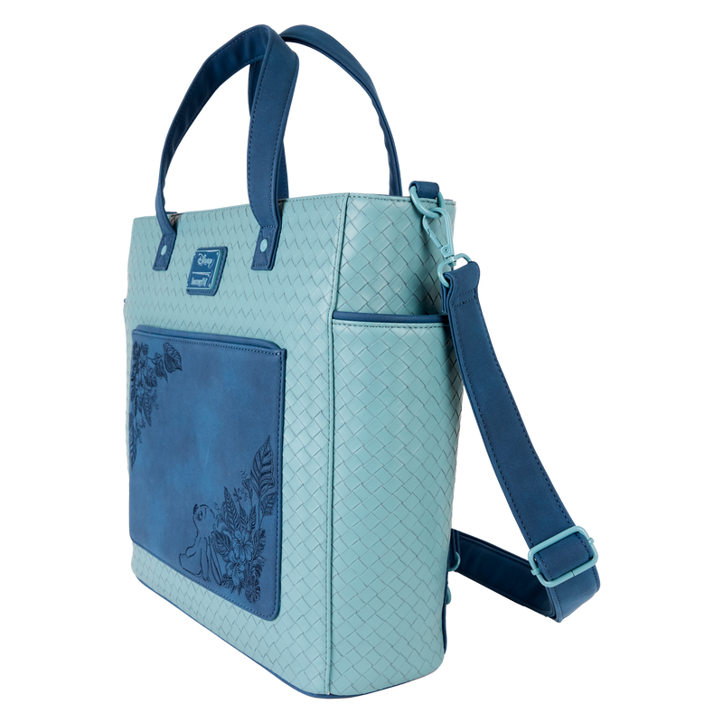 DISNEY - Stitch "Embroidered" - Tote Bag convertible Loungefly