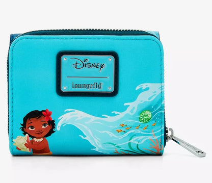 DISNEY - Vaiana "Water flow" - Portefeuille LoungeFly 'Exclusive'