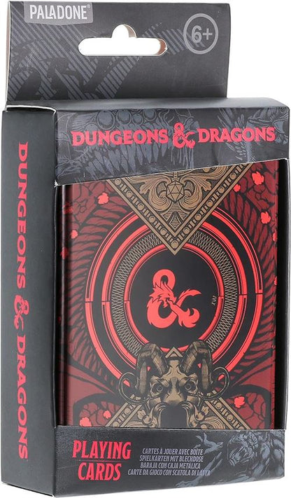 DUNGEONS &amp; DRAGONS - SPEELKAARTEN MET OPSLAGDOOS