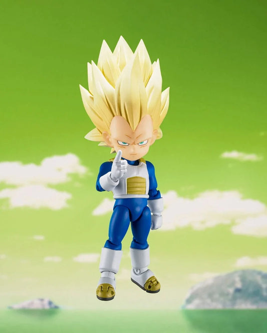 DRAGON BALL DAIMA - Super Saiyan 3 Mini Vegeta -Fig. S.H. Figuarts 8cm