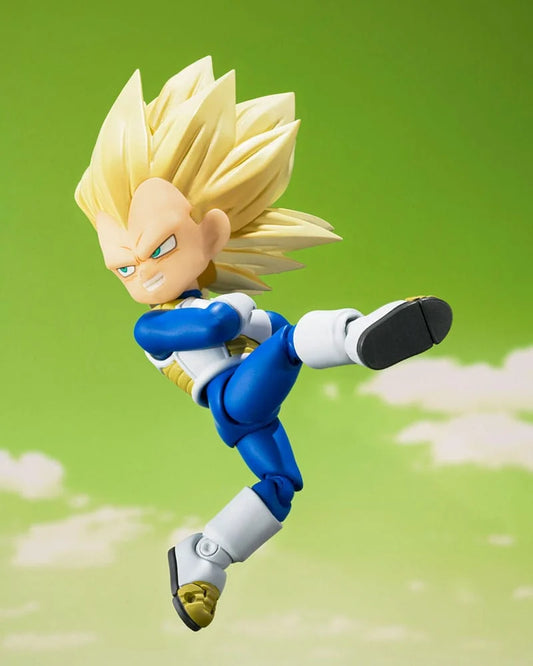 DRAGON BALL DAIMA - Super Saiyan 3 Mini Vegeta -Fig. S.H. Figuarts 8cm