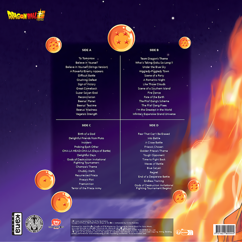DRAGON BALL SUPER - 2 Vinyle Original Soundtrack Vol.1