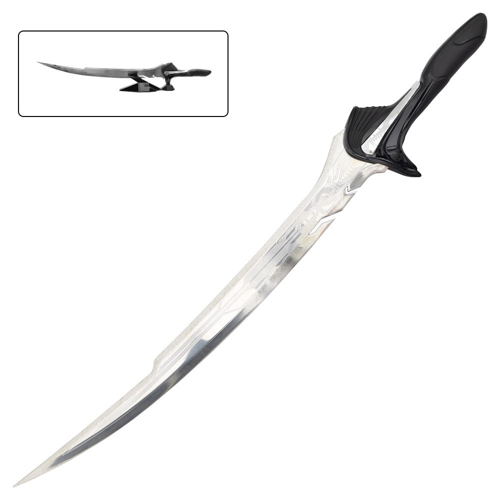 ÉPÉE ORNEMENTALE LAME DAMAS D'ALITA BATTLE ANGEL