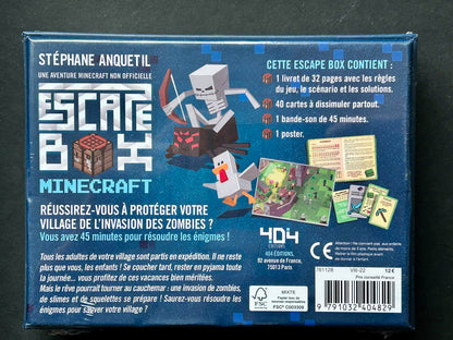 ESCAPE BOX MINECRAFT