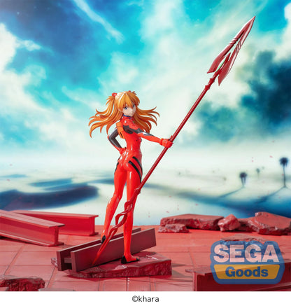 EVANGELION - Asuka X Spear of Cassius - Figurine Luminasta 20cm