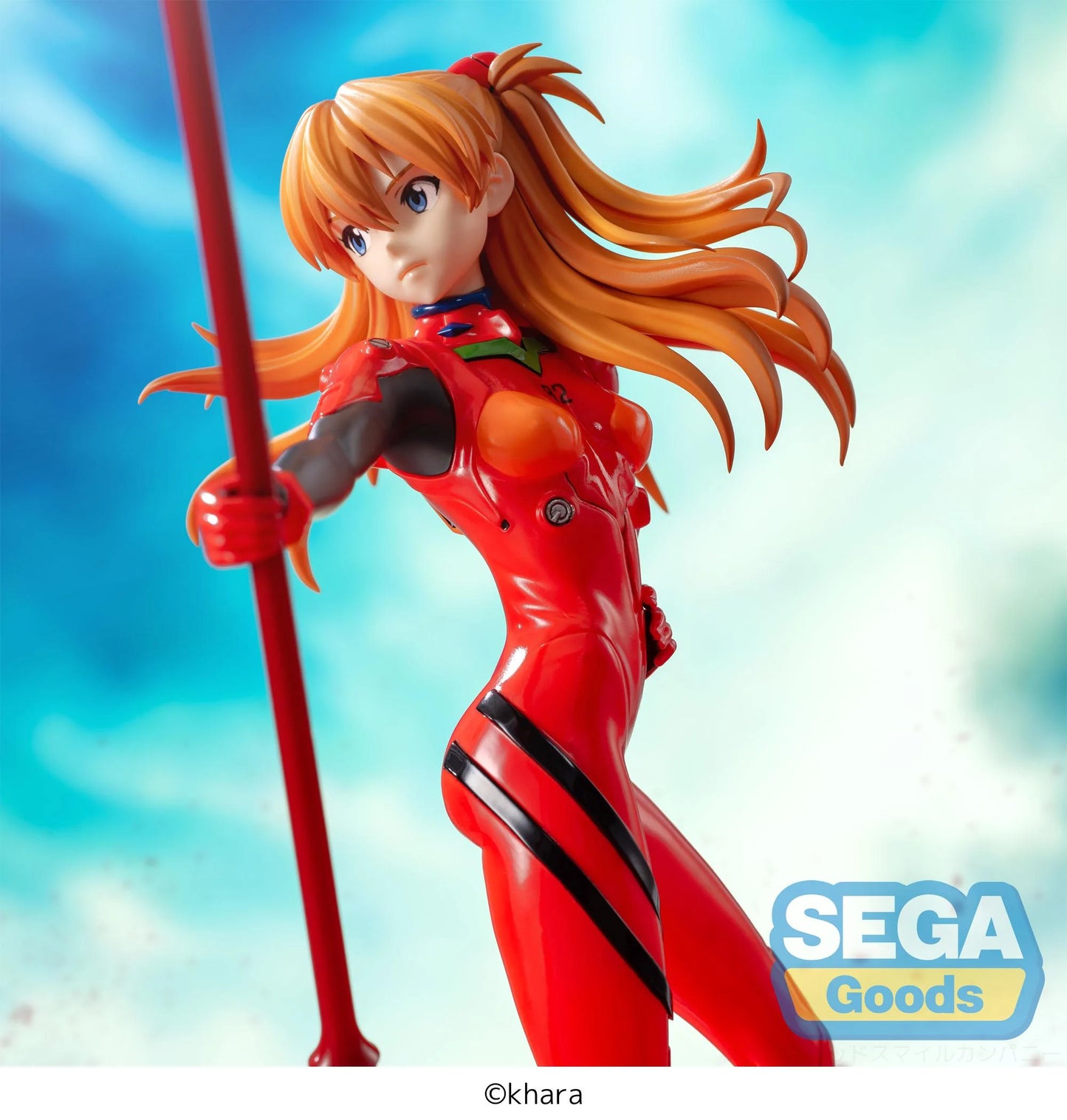 EVANGELION - Asuka X Spear of Cassius - Figurine Luminasta 20cm