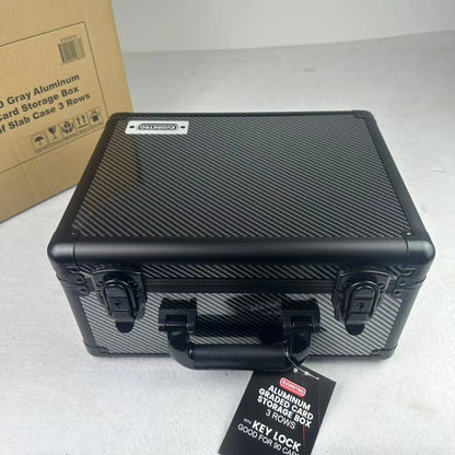 EVORETRO - Graded Card Storage Box Carbon effect for 90 Cards