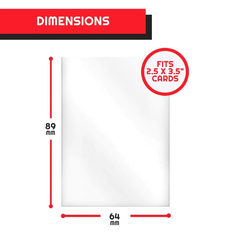 EVORETRO - Pack 200 Pochettes adaptées aux cartes Pokemon / Lorcana / MTG