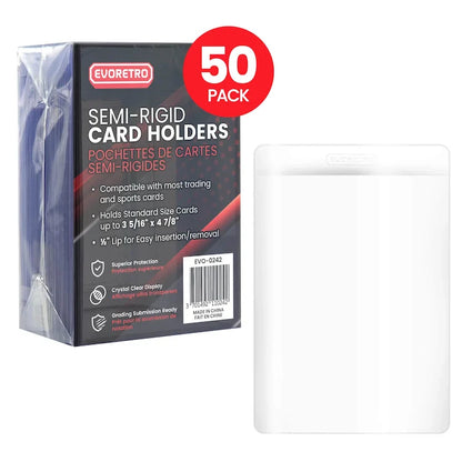 EVORETRO - Semi-Rigid Card Holders 50pc PRECO > 21/12
